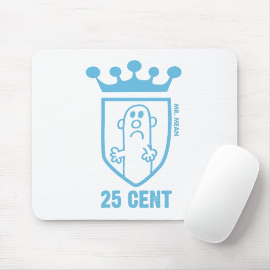 Blue Mr. Gemein Wappen & Crown Mousepad (Mit Mouse)