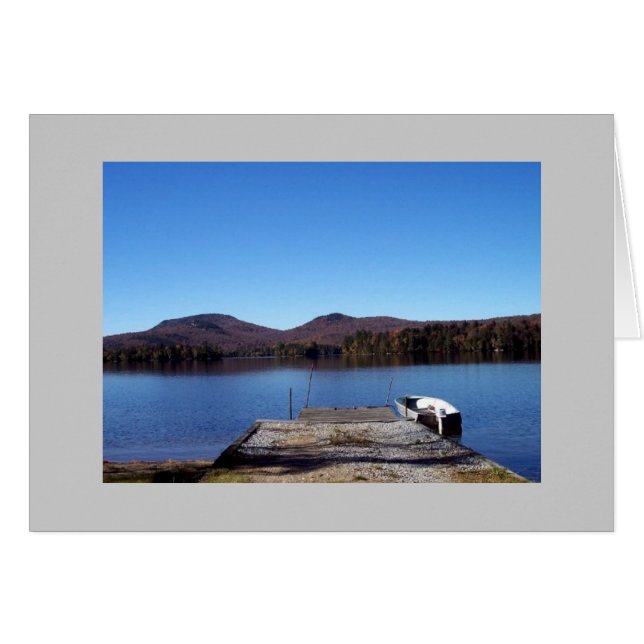 Blue Mt. Lake Card (Vorderseite (Horizontal))