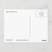 Blue Mud Dauber Wasp Postcard Postkarte (Rückseite)