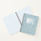 Blue Mulberry Paper Composite Notebook Elegant Notizblock (Innenseite)