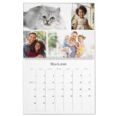 Blue Multi Foto Calendar - Familie und Freunde Kalender (Mär 2026)