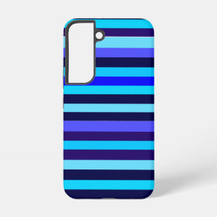 Blue Multi Tone Streifen Samsung Galaxy Hülle