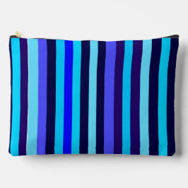Blue Multi Tone Streifen Zubehörtasche