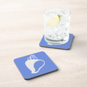 Blue Muschel Beverage Coaster Getränkeuntersetzer (Rechte Seite)