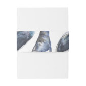 Blue Muscle Shell Invitation Belly Band (Rückseitenbeispiel)