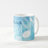 Blue Music Personalisiert Kaffeetasse (VorderseiteRechts)