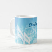 Blue Music Personalisiert Kaffeetasse (Vorderseite Links)