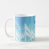 Blue Music Personalisiert Kaffeetasse (Links)