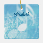 Blue Music Personalisiert Keramikornament (Vorderseite)