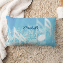 Blue Music Personalisiert Lendenkissen