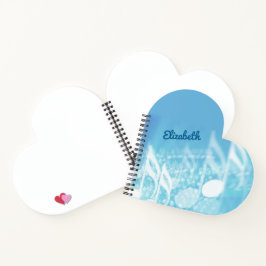 Blue Music Personalisiert Notizblock