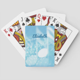 Blue Music Personalisiert Spielkarten