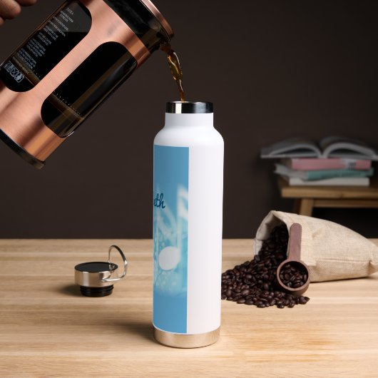 Blue Music Personalisiert Trinkflasche (Kaffee)