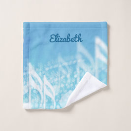 Blue Music Personalisiert Waschlappen