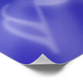 Blue Music Poster (Ecke)