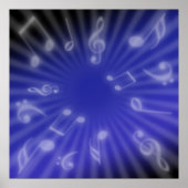 Blue Music Poster (Vorne)