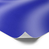 Blue Music Poster (Ecke)