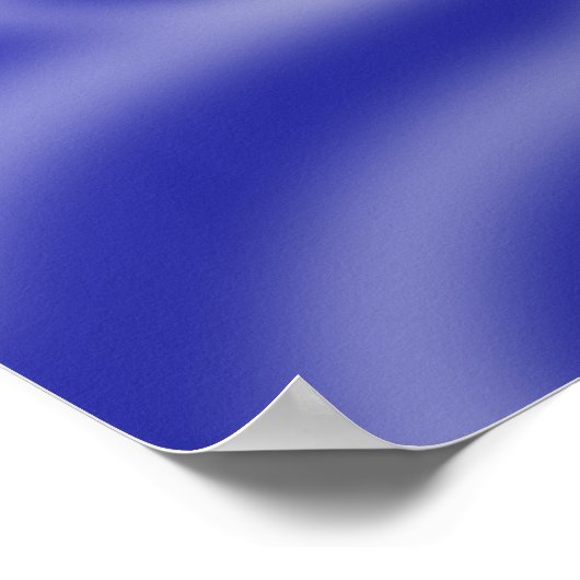 Blue Music Poster (Ecke)