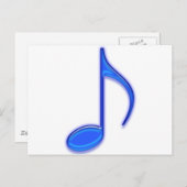 Blue Music Tools Postkarte (Vorne/Hinten)