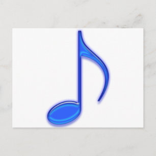Blue Music Tools Postkarte