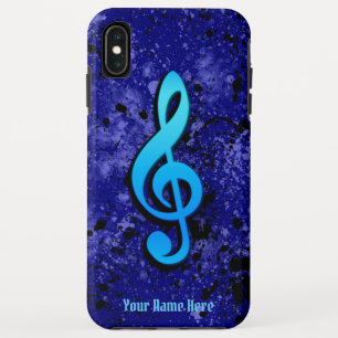 Blue Musiknote Symbol iPhone XS Max Fall Case-Mate iPhone Hülle