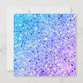 Blue Muslim Baby Aqeeqah- Aqiqah- Einladung (Rückseite)