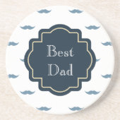 Blue Mustaches Untersetzer (Vorne)