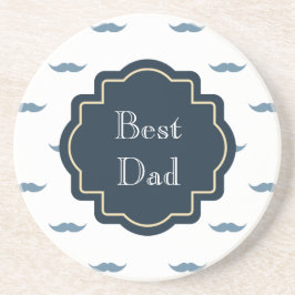 Blue Mustaches Untersetzer