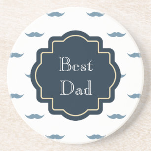 Blue Mustaches Untersetzer