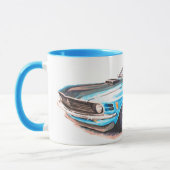 Blue Mustang Tasse 1970 (Links)