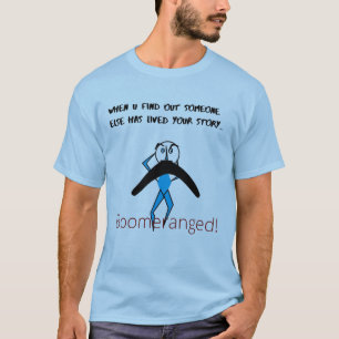 Blue 'My Story' Basic Boomerangang T-Shirt