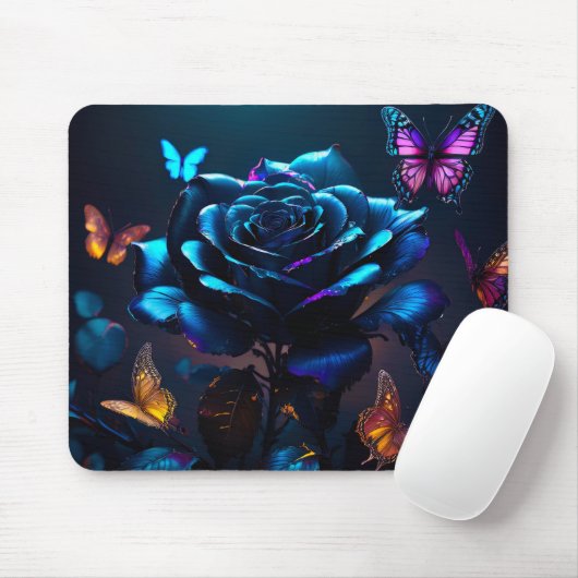 Blue Mystic Mouse pad Mousepad (Mit Mouse)