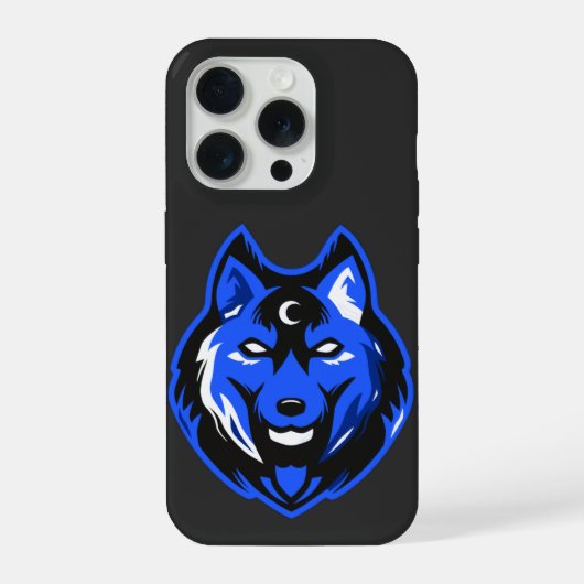 Blue Mystic Wolf iPhone 15 Hülle iPhone 15 Pro Hülle (Rückseite)
