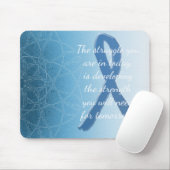 Blue Mystical Mandala Inspiration Mouse Pad Mousepad (Mit Mouse)