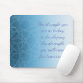 Blue Mystical Mandala Inspiration Mouse Pad Mousepad (Mit Mouse)