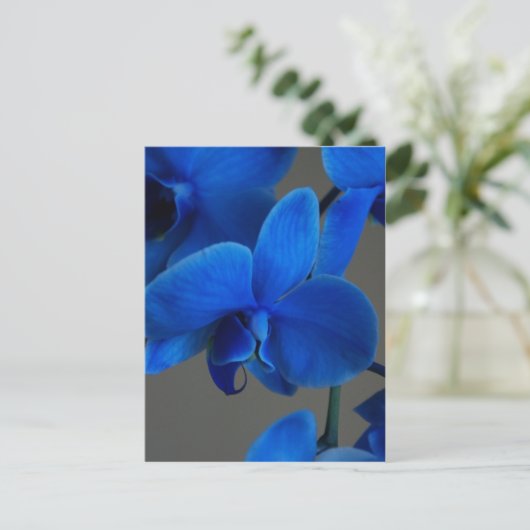 Blue Mystique Postkarte (Stehend Vorderseite)