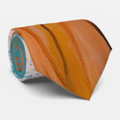Blue n Brown Krawatte (Gerollt)