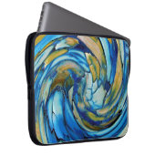 Blue N Gold Dolphin vs Eagle Laptop Sleeve (Vorne Rechts)