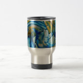 Blue N Gold Dolphin vs Eagle Reisebecher (Mittel)