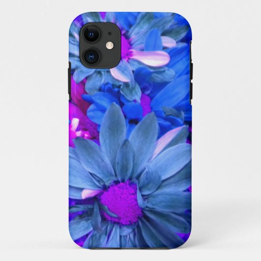 Blue N Lila Daisies iPhone 5 Fall Case-Mate iPhone Hülle (Rückseite)