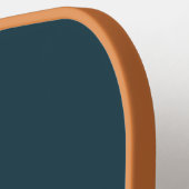 Blue Name Monogram Simple Minimal Niedlich Trendy Pickleball Schläger (Linke Seite)