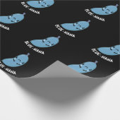 Blue-nana Funny Banana Pun Dark BG Geschenkpapier (Ecke)