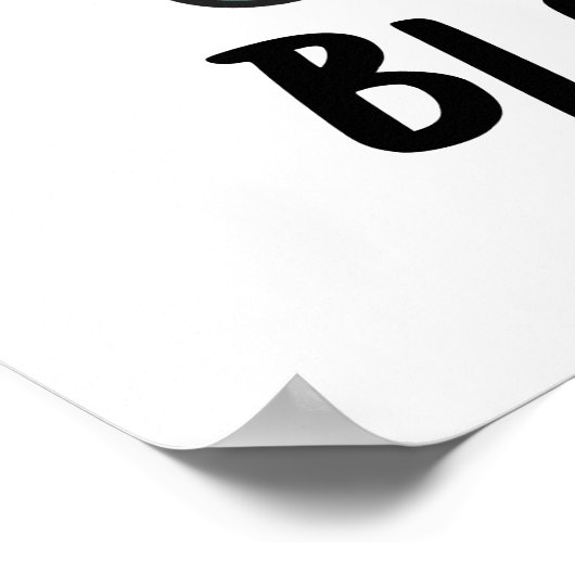 Blue-nana Funny Banana Pun Poster (Ecke)