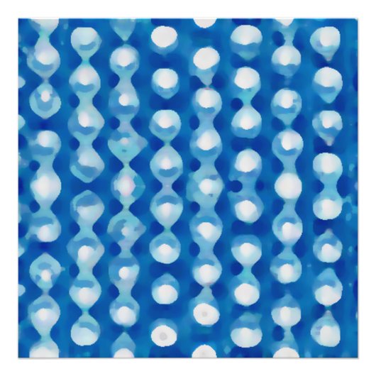 Blue Nanoparticle Pattern Fotodruck (Vorne)
