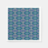 Blue Napkins | Elegantes Schiefer, Marine & Royal  Serviette (Vorderseite)