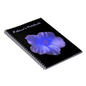 Blue Nasturtium Blume Anpassbare Notebooks Notizblock (Rechte Seite)