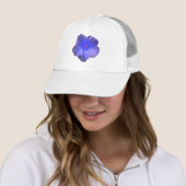 Blue Nasturtium Blume Hat Truckerkappe (Beispiel)