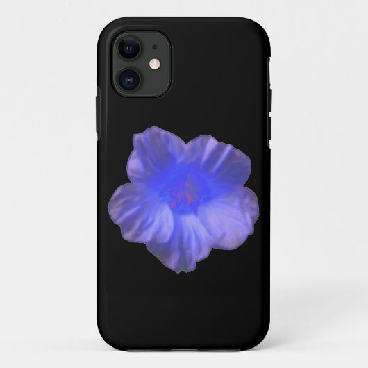 Blue Nasturtium Blume iPhone 5 Fall Case-Mate iPhone Hülle (Rückseite)