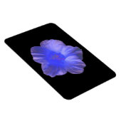 Blue Nasturtium Blume Premium Magnet (Rechte Seite)