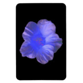 Blue Nasturtium Blume Premium Magnet (Vertikal)